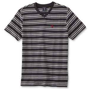 U.S Polo striped vneck shirt
